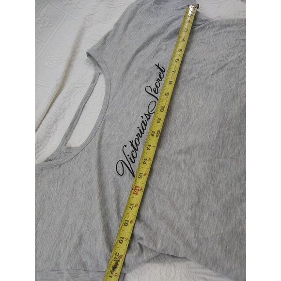 Victoria's Secret Gray embroidered long sleeves top with open back detail size L - Picture 6 of 12